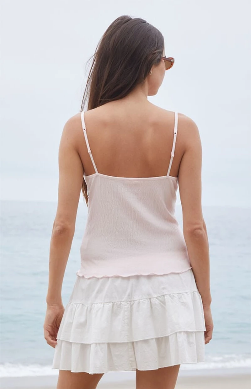 John Galt Pink Arden Tank Top