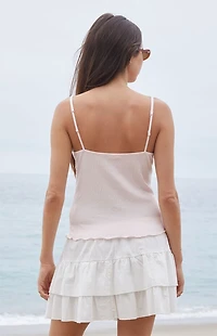 John Galt Pink Arden Tank Top