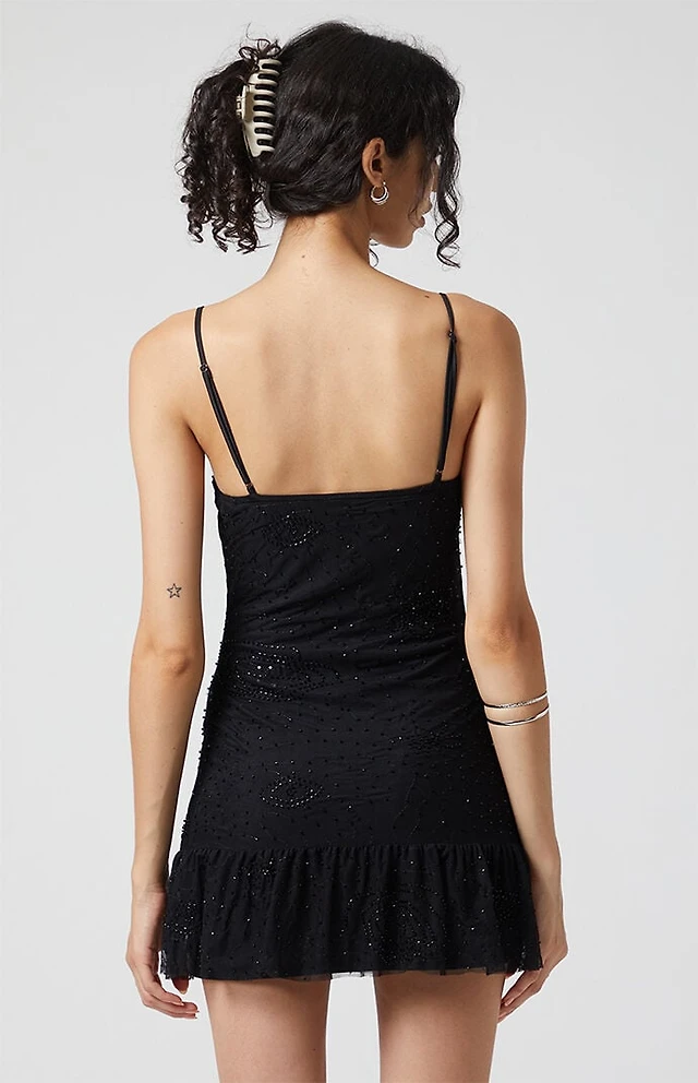 beverly and beck yareli beaded mini dress Plaza Las Américas