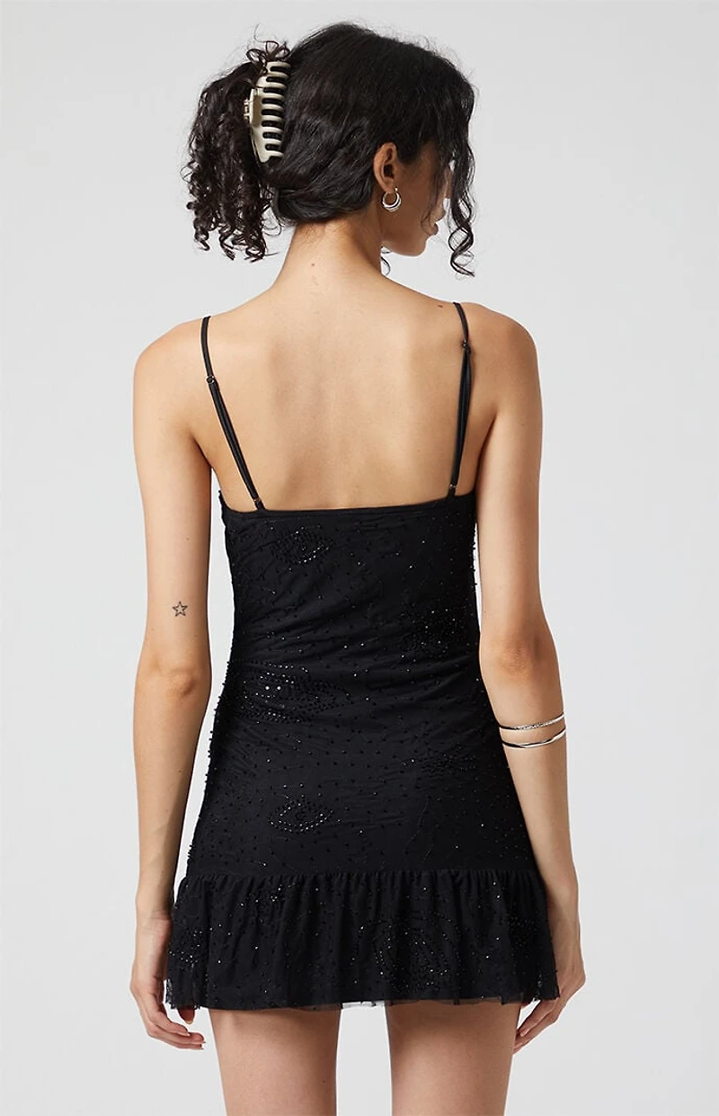 Beverly and Beck Yareli Beaded Mini Dress