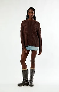 Your Favorite Magnolia Cable Knit Oversized Sweater