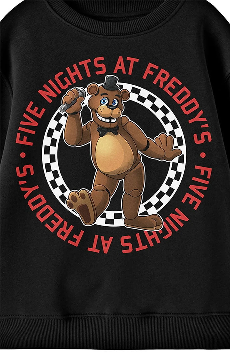 Kids Five Nights at Freddys Freddy's Crew Neck Sweatshirt