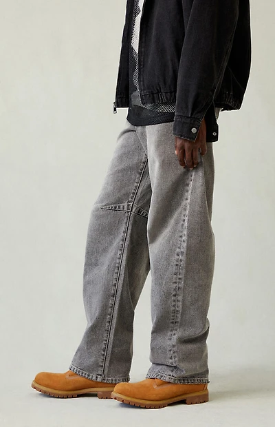 Pacsun Mason Baggy Barrel Jeans Dark Gray