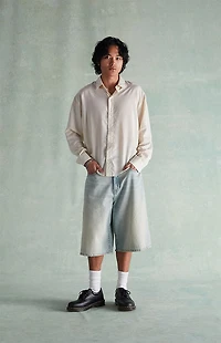 RARE DNM EDIT Light Blue Baggy Denim Shorts