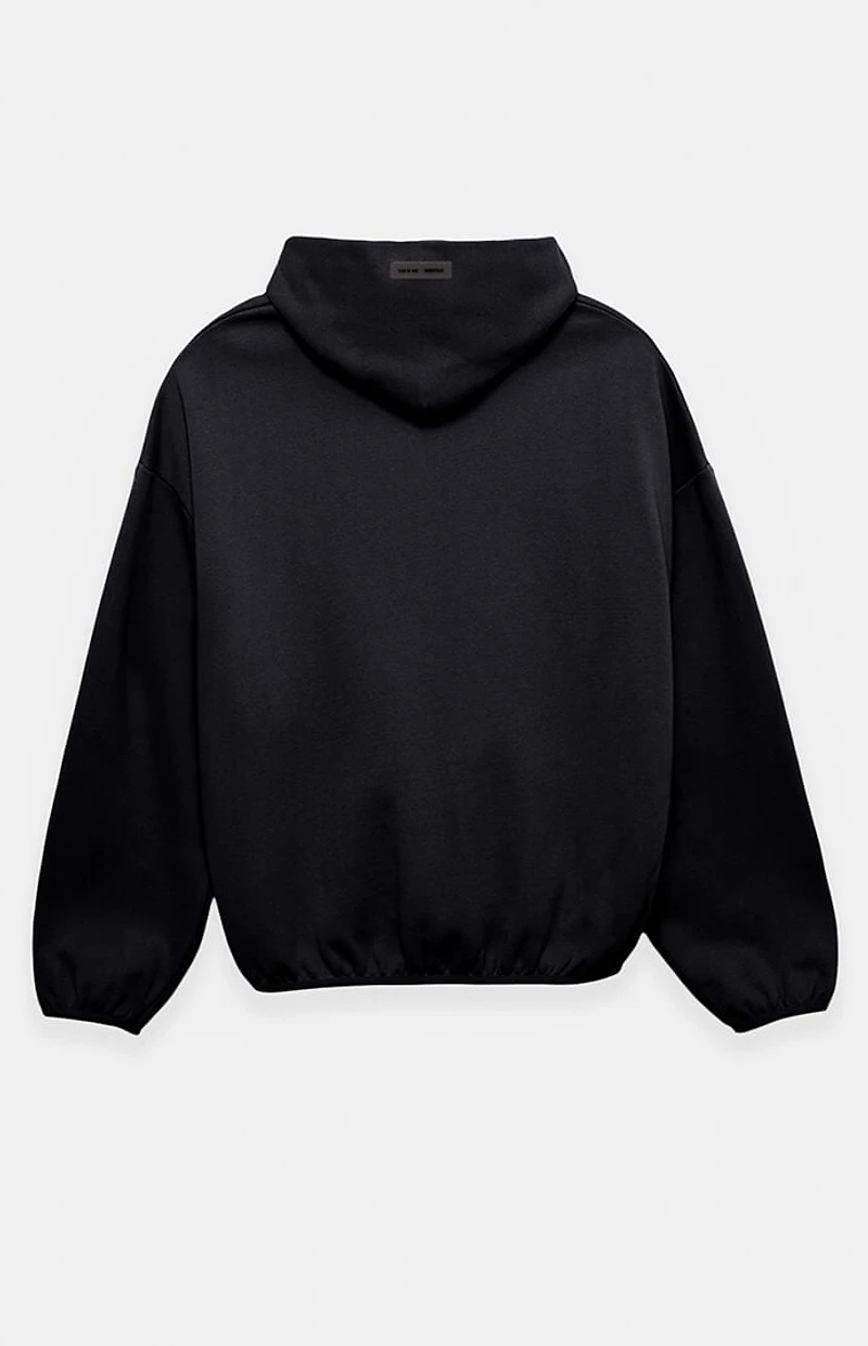 Fear of God ESSENTIALS Jet Black Modern Fit Fleece Hoodie