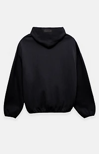 Fear of God ESSENTIALS Jet Black Modern Fit Fleece Hoodie