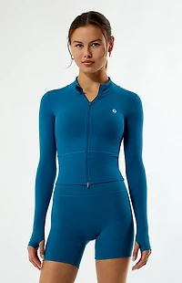 ASTORIA ACTIVEWEAR Active Zip Up Fitted Track Jacket