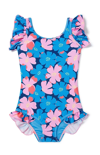 Boardies Kids Sully Floral One Piece Swimsuit