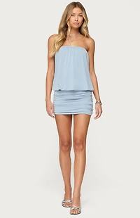Edikted Paloma Strapless Mini Dress