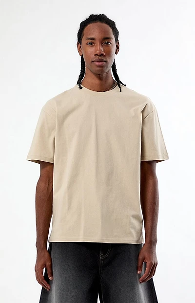 PS Basics Tan Basic Reece T-Shirt