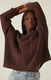 Your Favorite Magnolia Cable Knit Oversized Sweater