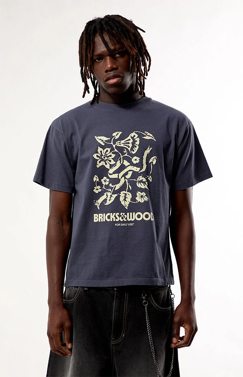 Bricks & Wood For Daily Use Floral T-Shirt