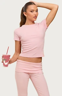 Edikted Emelia Fitted T-Shirt