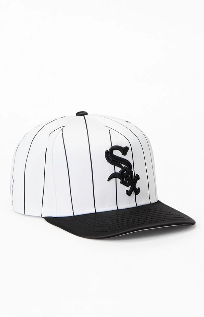 New Era Chicago White Sox 9FIFTY Satin Pinstripe Snapback Hat
