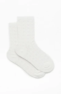 John Galt Heart Pointelle Socks