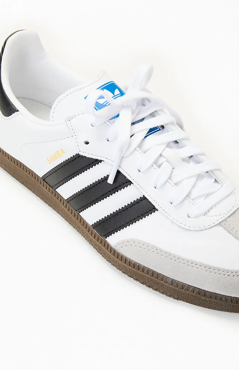 adidas White & Black Samba OG Shoes