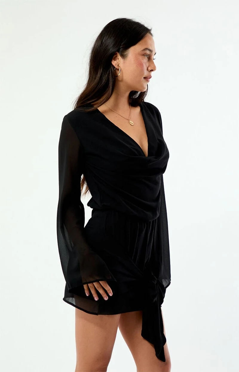 Beverly and Beck Rae Long Sleeve Mini Dress