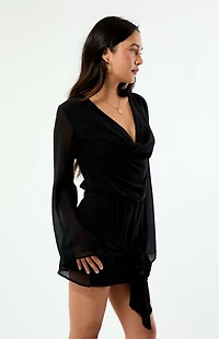 Beverly and Beck Rae Long Sleeve Mini Dress