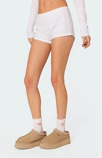 Edikted Rebekah Ribbed Shorts