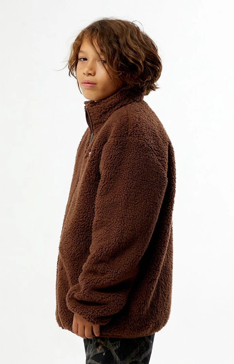 Pacsun Kids Brown Sherpa Jacket