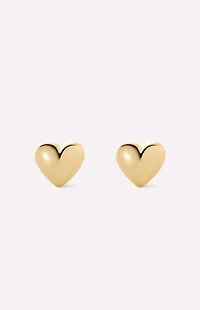 Ana Luisa Lev Stud Heart Earrings