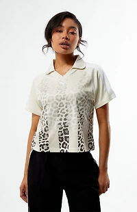 Puma T7 Leopard Luxe Cropped Football Jersey