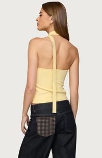 Edikted Two Piece Knit Halter Top