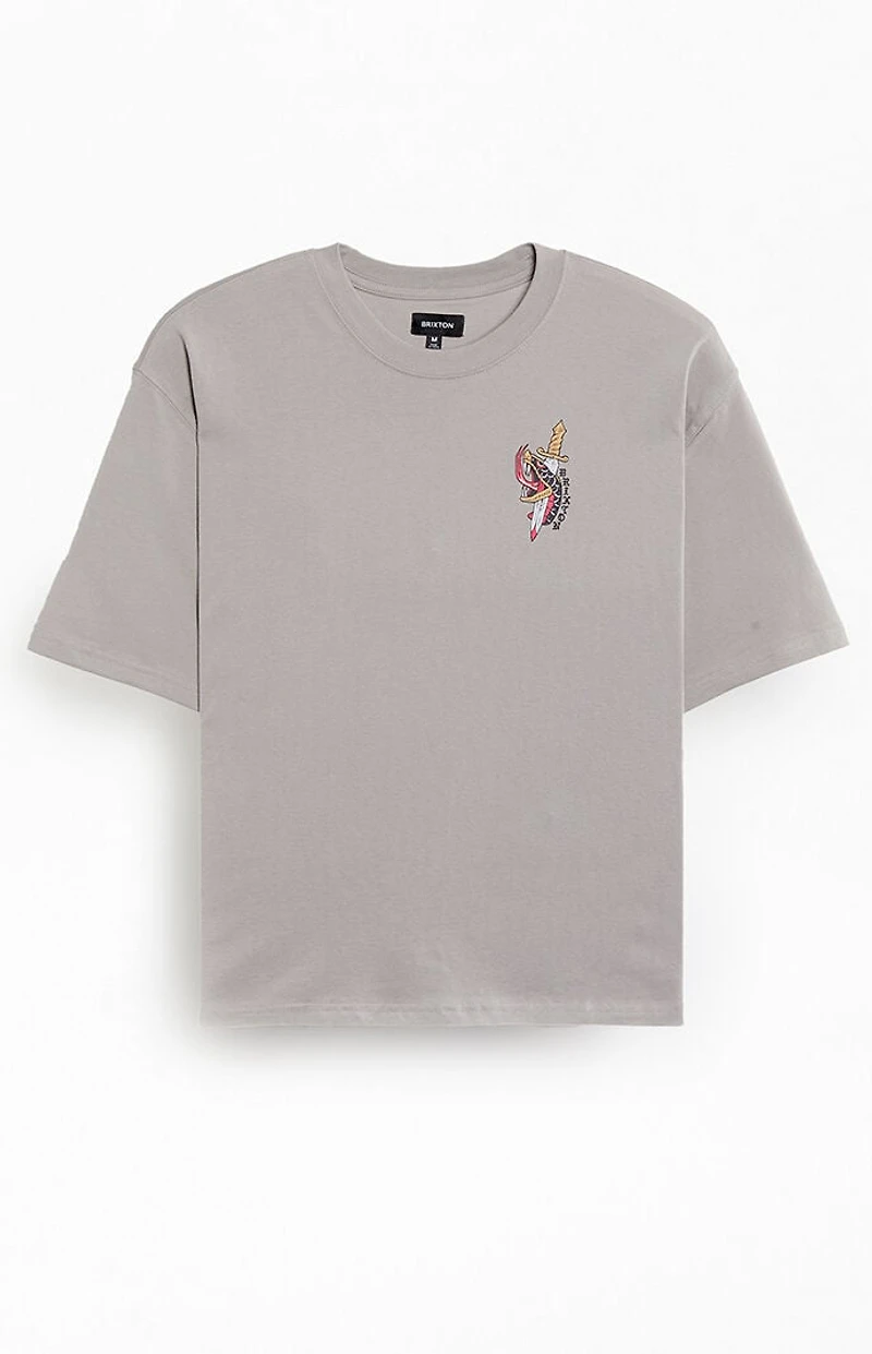 Brixton Sword Boxed Cropped T-Shirt