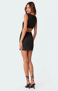 Edikted It Girl Back Cut Out Mini Dress