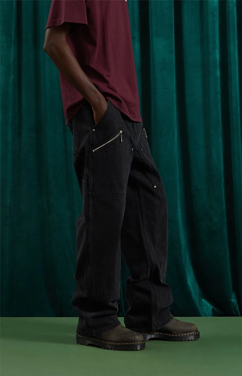 The Met x Pacsun Black Baggy Carpenter Jeans