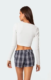Edikted Milady Ribbed Crop Top