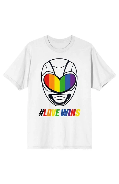 Power Rangers #Love Wins T-Shirt