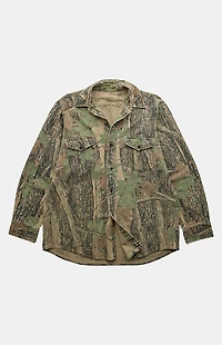 PS VINTAGE 2000s Camo Button-Up Top