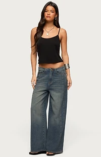Edikted Donia Cutout Beaded String Tank Top
