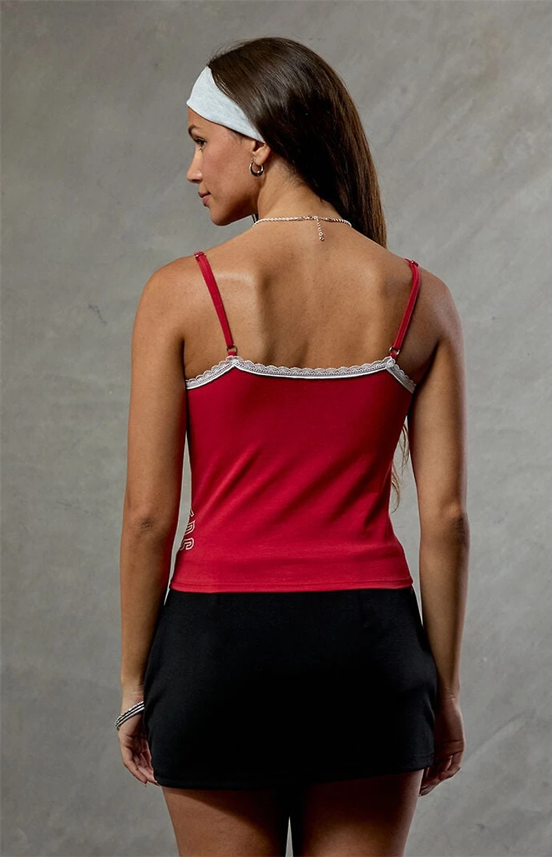 WILD COLLECTIVE Oklahoma Sooners Lace Cami