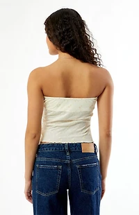 Your Favorite Alex Strapless Embroidered Tube Top