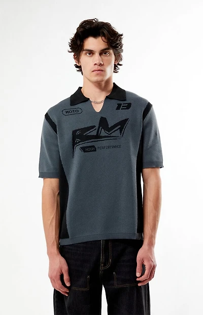 Pacsun Moto Polo Sweater Shirt