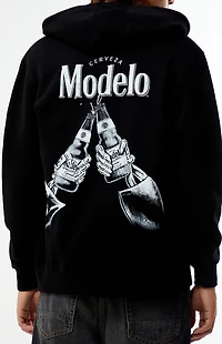 Modelo Salud Full Zip Dia De Los Muertos Hoodie