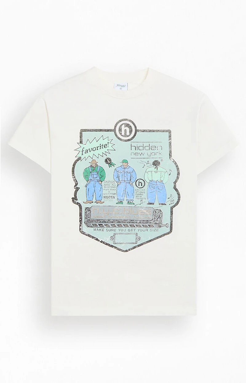 Hidden NY NYC Blues T-Shirt
