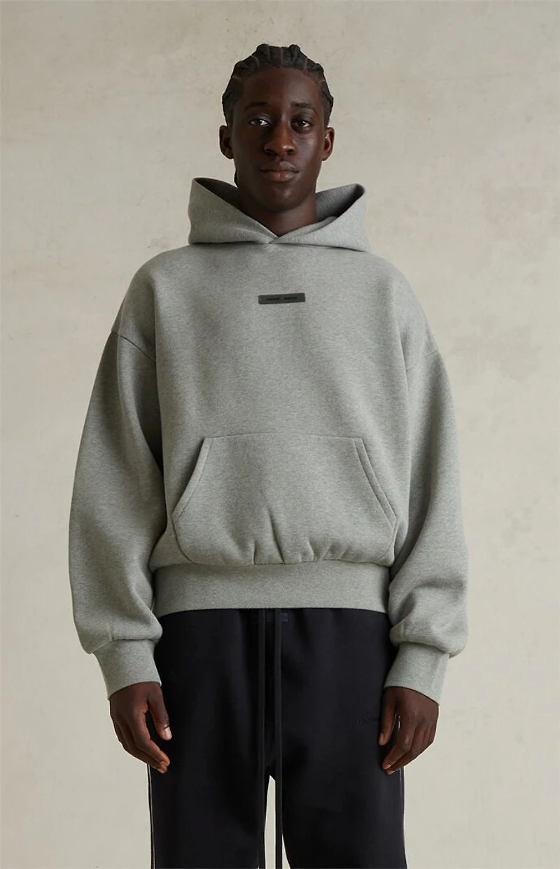 Fear of God ESSENTIALS Concrete Heather Classic Fleece Hoodie