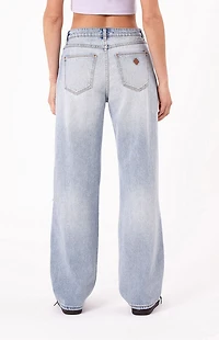 ABRAND 95 Luca Rip Low Rise Baggy Jeans