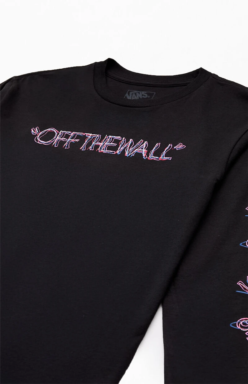 Vans Kids Scribbled Past Long Sleeve T-Shirt