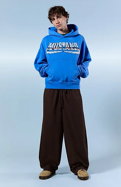 Pacsun Brown Drawstring Baggy Trousers