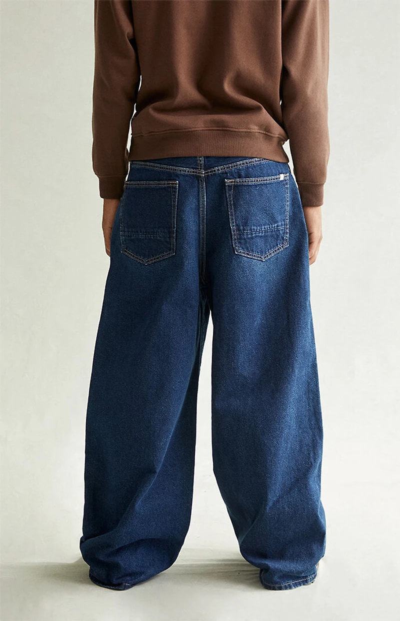 Pacsun Ryder Ultra Baggy Jeans Dark Blue