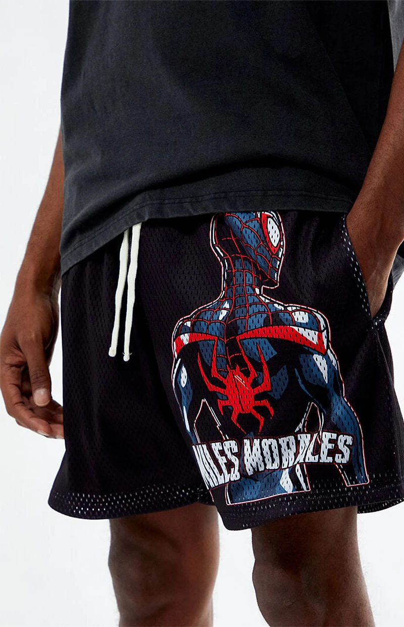 Spider-Man Miles Morales Mesh Basketball Shorts
