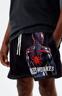 Spider-Man Miles Morales Mesh Basketball Shorts