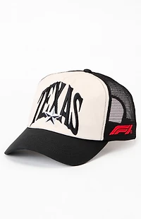 Formula 1 x Pacsun United States Grand Prix 2025 Austin Texas Colorblock Trucker Hat
