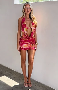 Tiger Mist Jolia Floral Mini Dress