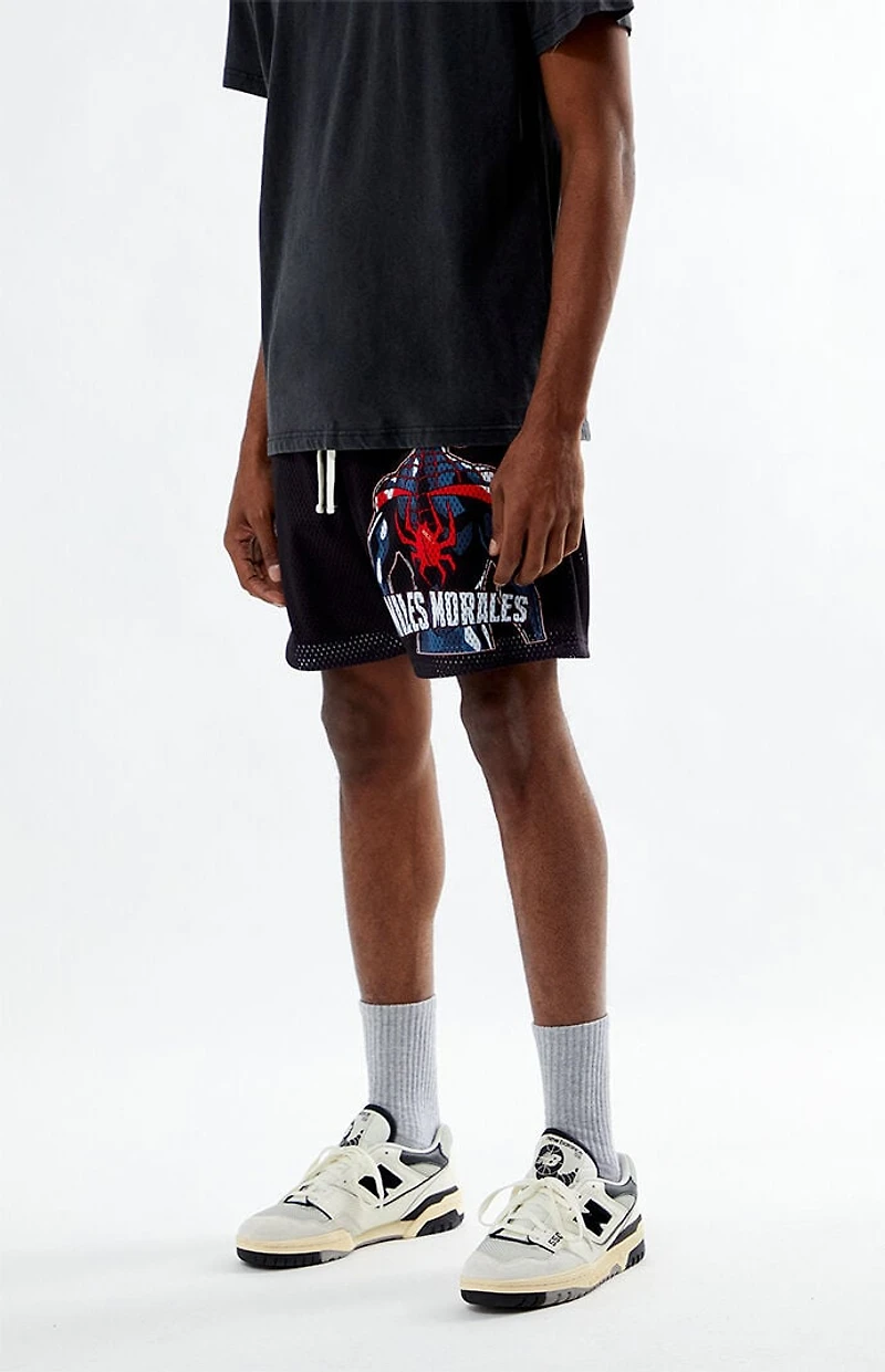 Spider-Man Miles Morales Mesh Basketball Shorts