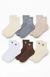 adidas 6 Pack Originals Trefoil Crew Socks